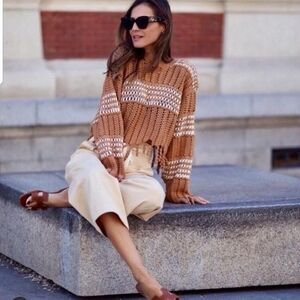 🔥Host Pick🔥ZARA Limited Edition Studio Honey Knit Sweater